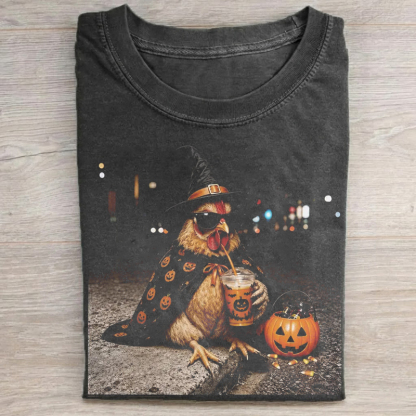 Funny Halloween Chicken T-shirt