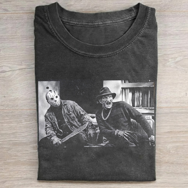 Vintage Horror Movie Halloween T-shirt