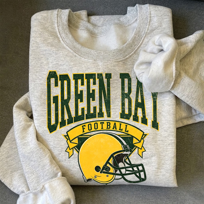 Vintage Green Bay Football Game Day Sweatshirt