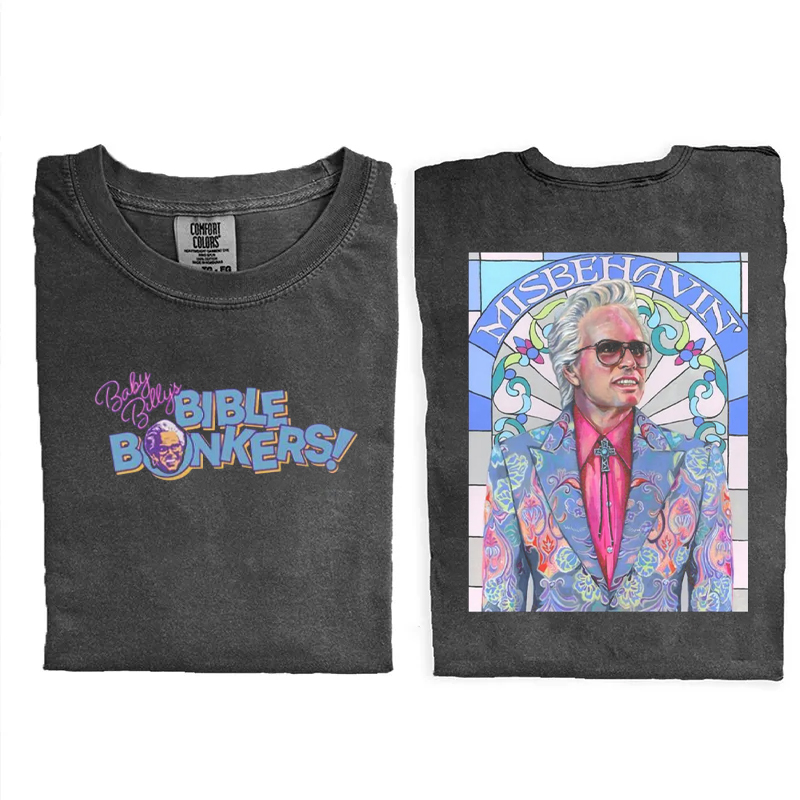 Uncle Baby Billy Bible Bonkers Misbehavin Tour T-shirt