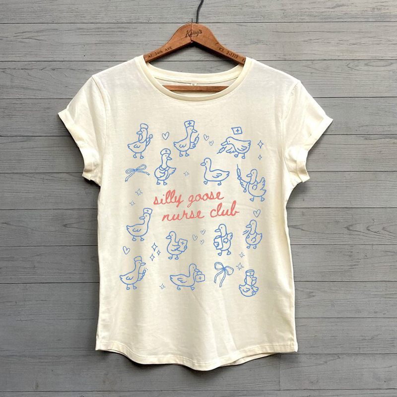 Funny Goose Nurse T-Shirt