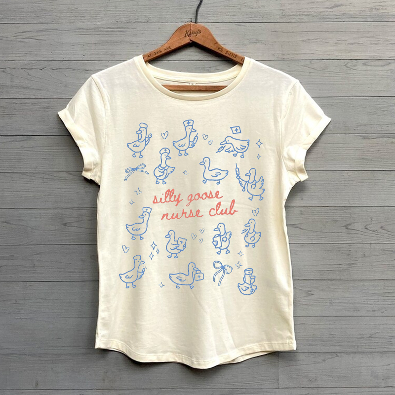 Funny Goose Nurse T-Shirt