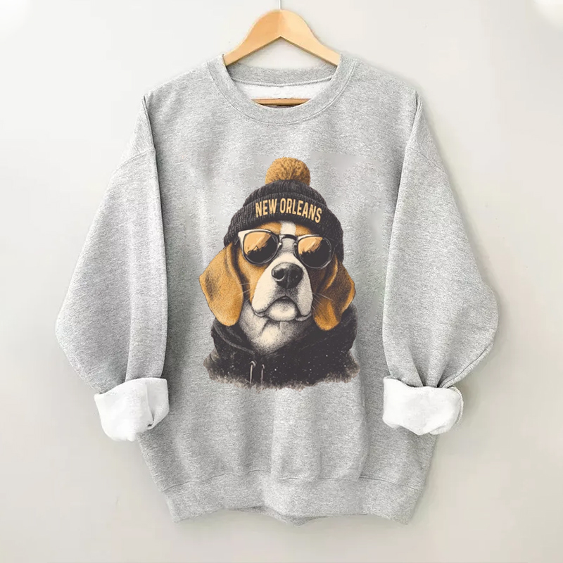 Comfort Colors New Orleans Football Mascot Sweatshirt