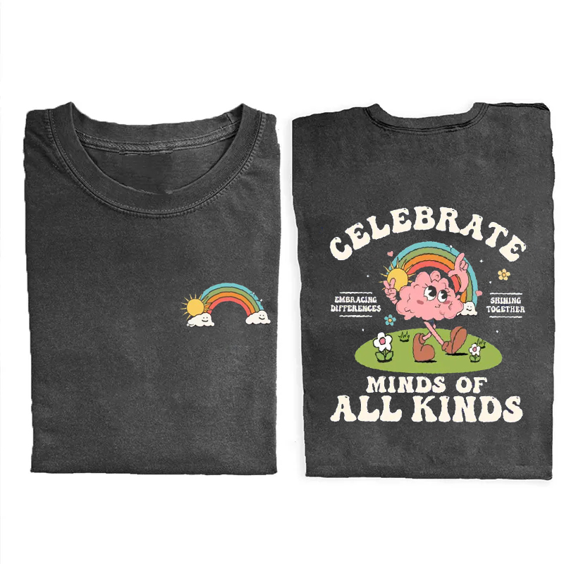 Celebrate Minds Of All Kinds Neurodiversity T-Shirt
