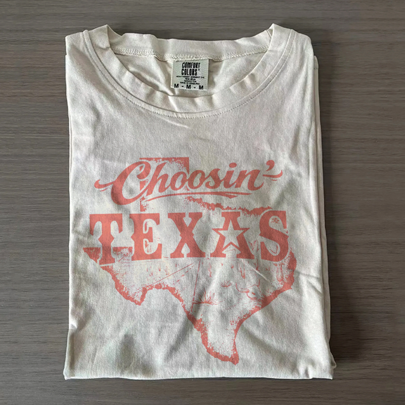 Choosin' Texas Country State Pride Western Texas T-Shirt