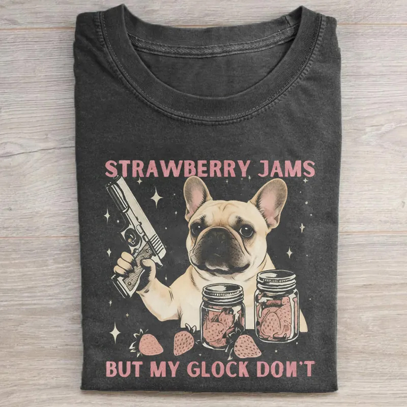 Retro Style French Bulldog Meme Graphic T-shirt