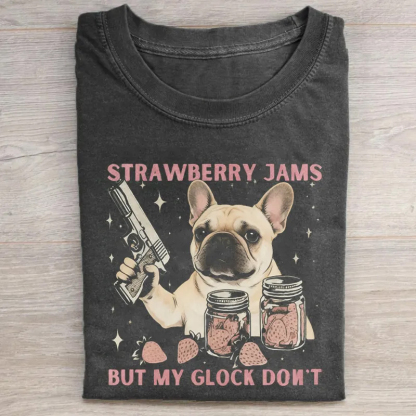 Retro Style French Bulldog Meme Graphic T-shirt