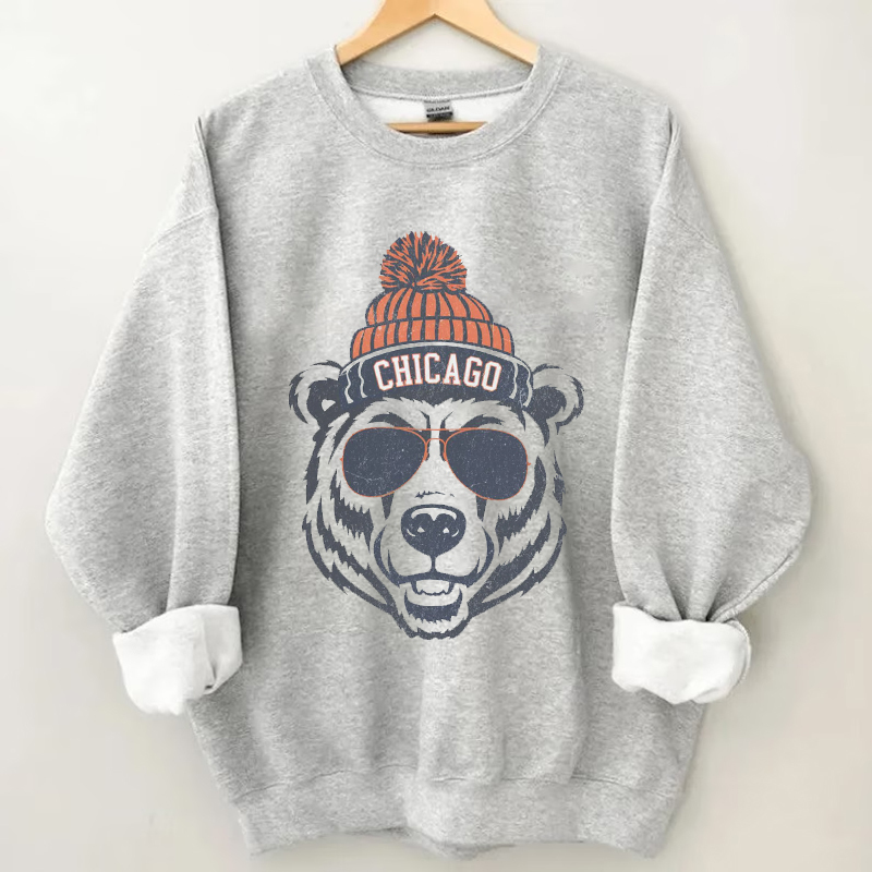 Vintage Chicago Football Mascot Sweatshirt
