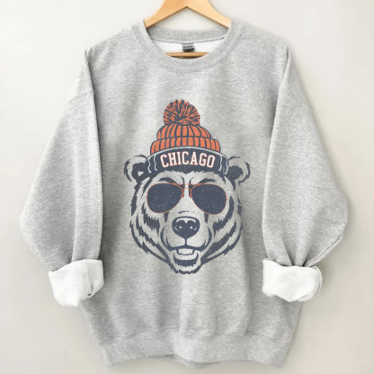 Vintage Chicago Football Mascot Sweatshirt