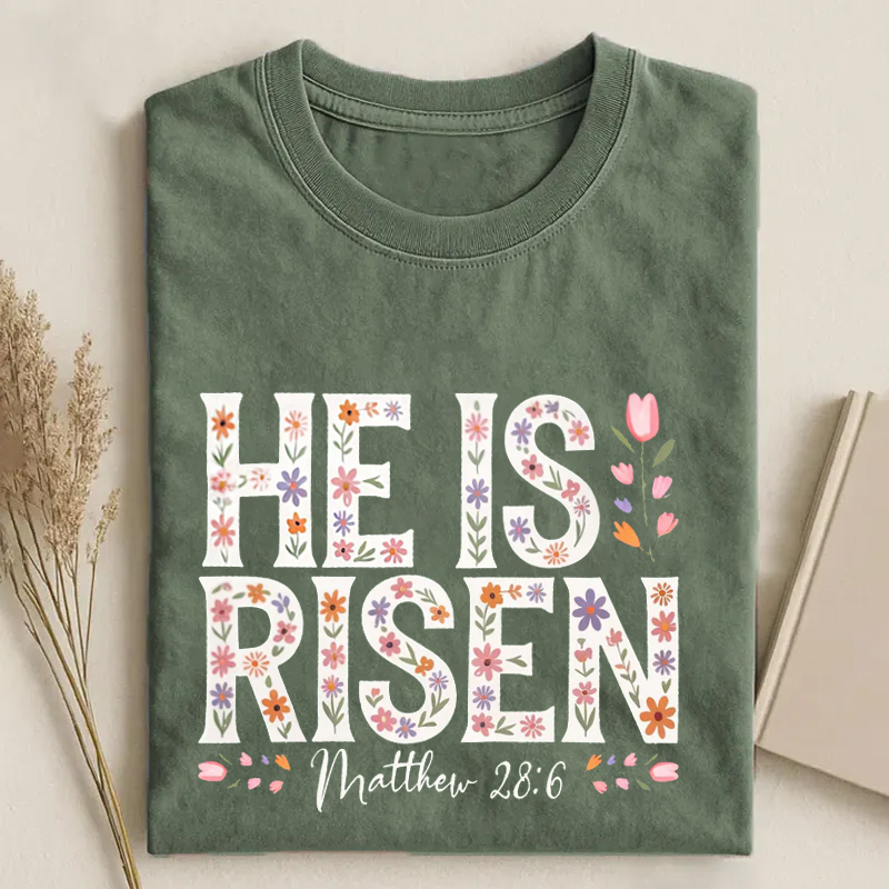 Floral Easter Cross T-Shirt