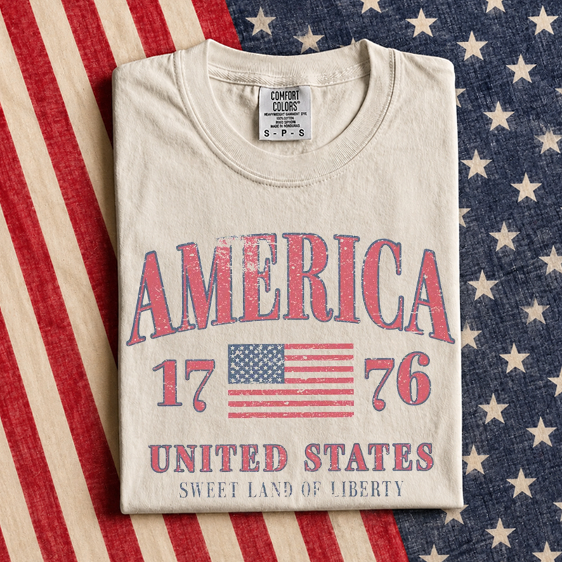 Retro America 4th Of July T-Shirt
