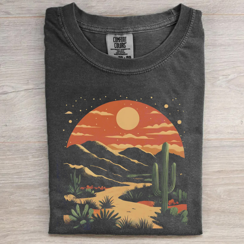 Desert Cactus Boho Western T-Shirt