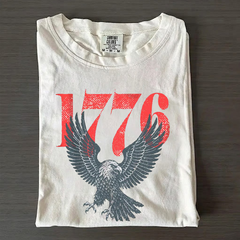Retro 1776 Bald Eagle 250th Anniversary American T-Shirt