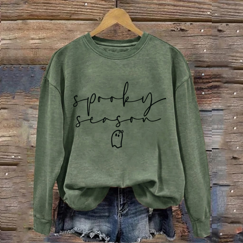 Spooky Season Ghost Halloween Sweatshirt