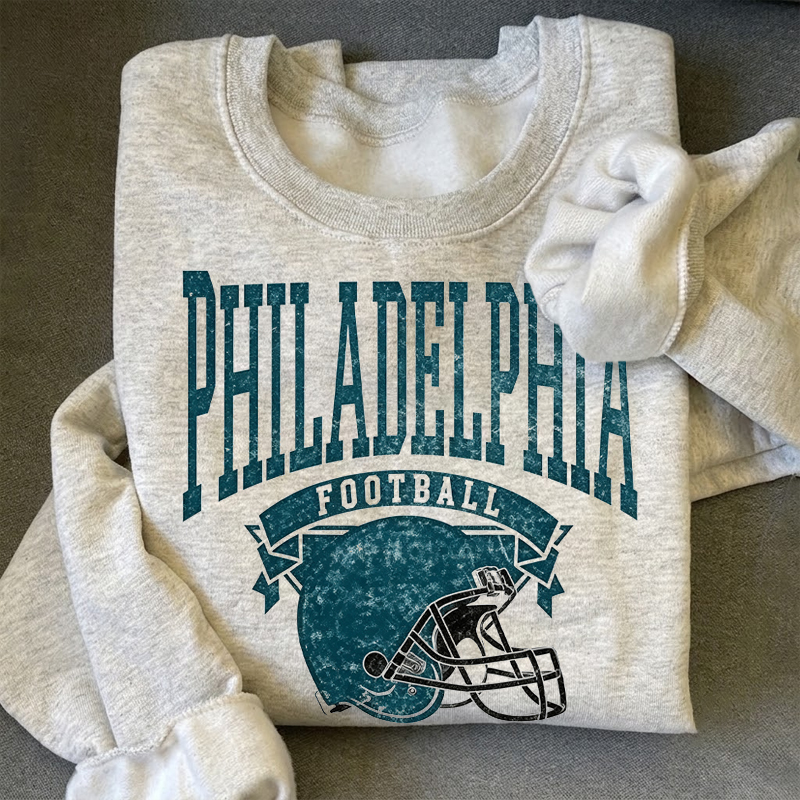 Vintage Philadelphia Football Game Day Sweatshirt