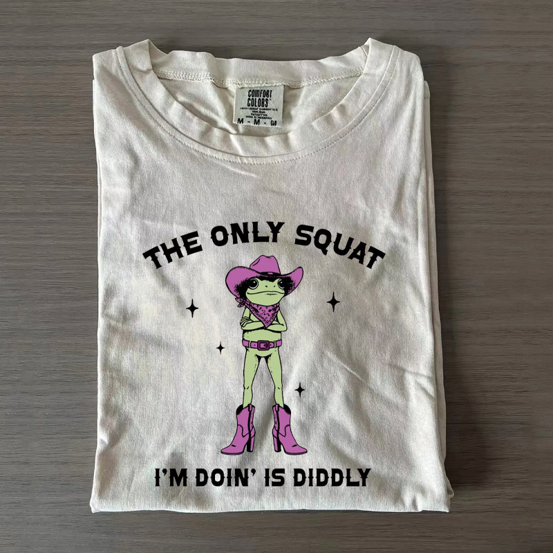 Funny Cowgirl Frog Western T-Shirt