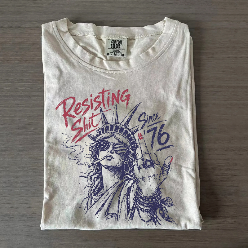 1776 Resistance Statue Of Liberty T-Shirt
