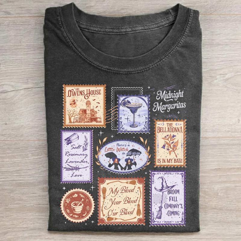 Midnight Margaritas Halloween T-shirt