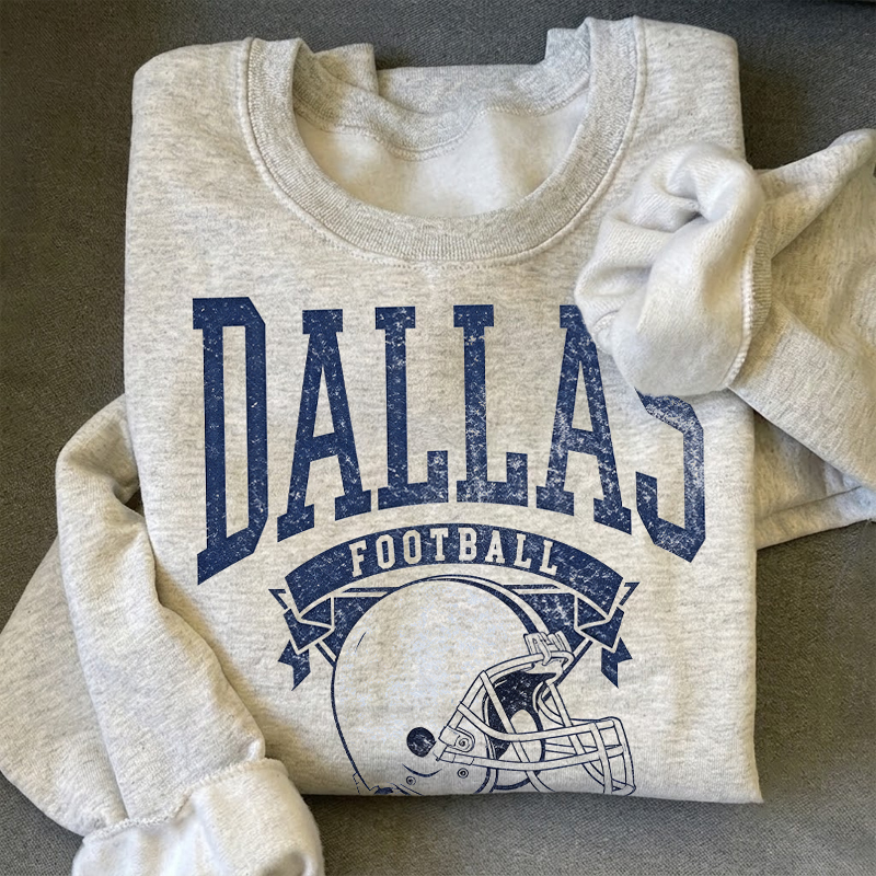 Vintage Dallas Football Game Day Sweatshirt