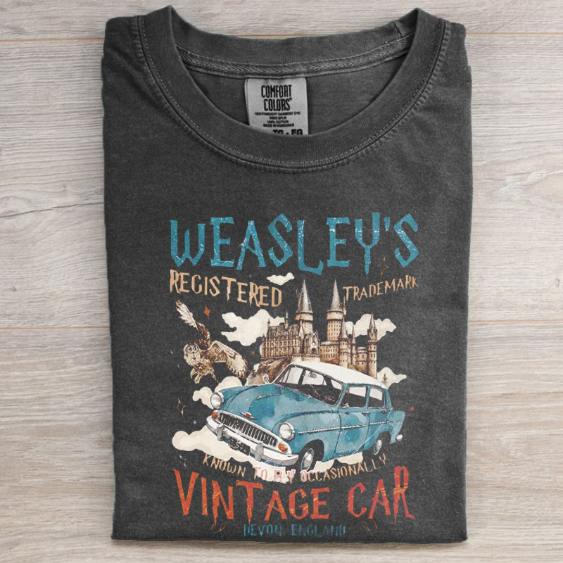 Wizard Flying Car T-shirt