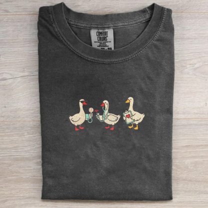 Embroidered Scrub Life Goose Nurse T-Shirt