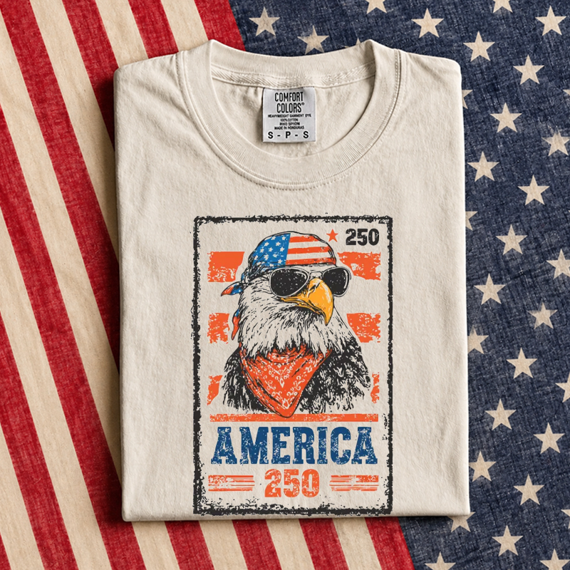  250th American Eagle 4th of July T-Shirt