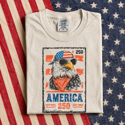  250th American Eagle 4th of July T-Shirt