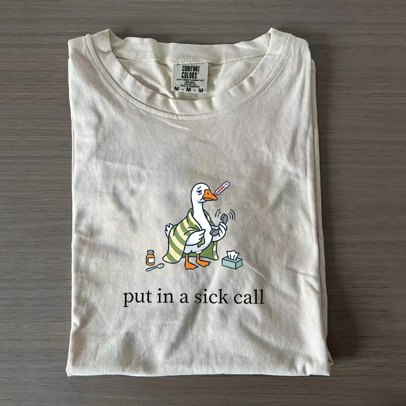 Put In A Sick Call Correctional Nurse T-Shirt