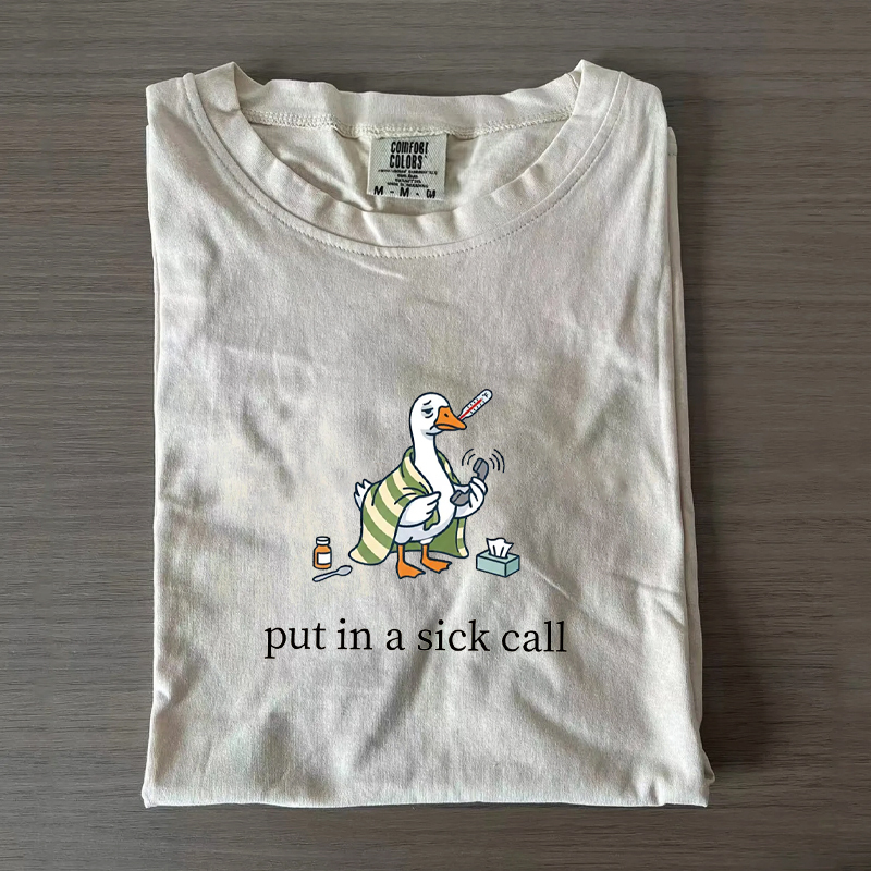 Put In A Sick Call Correctional Nurse T-Shirt