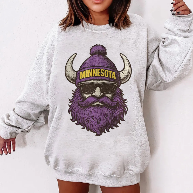 Retro Style Minnesota Football Sweatshirt