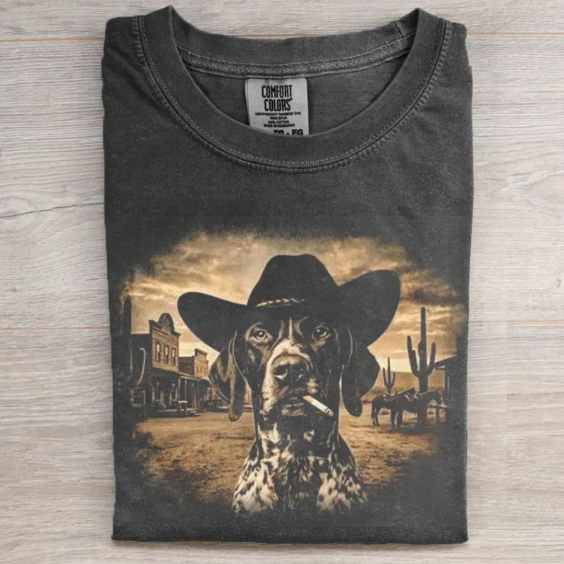 German Shorthaired Pointer Cowboy T-Shirt