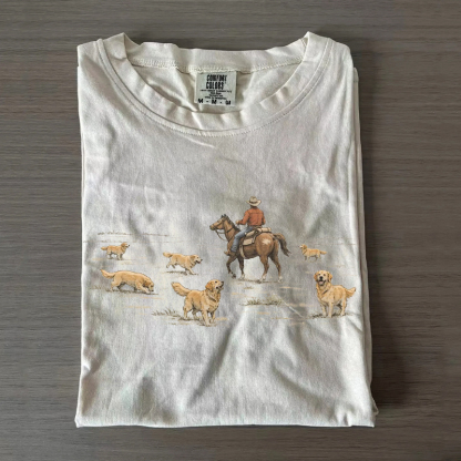 Western Golden Retriever T-Shirt