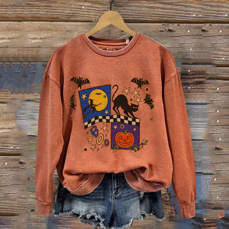 Vintage Spooky Season Sweatshirt