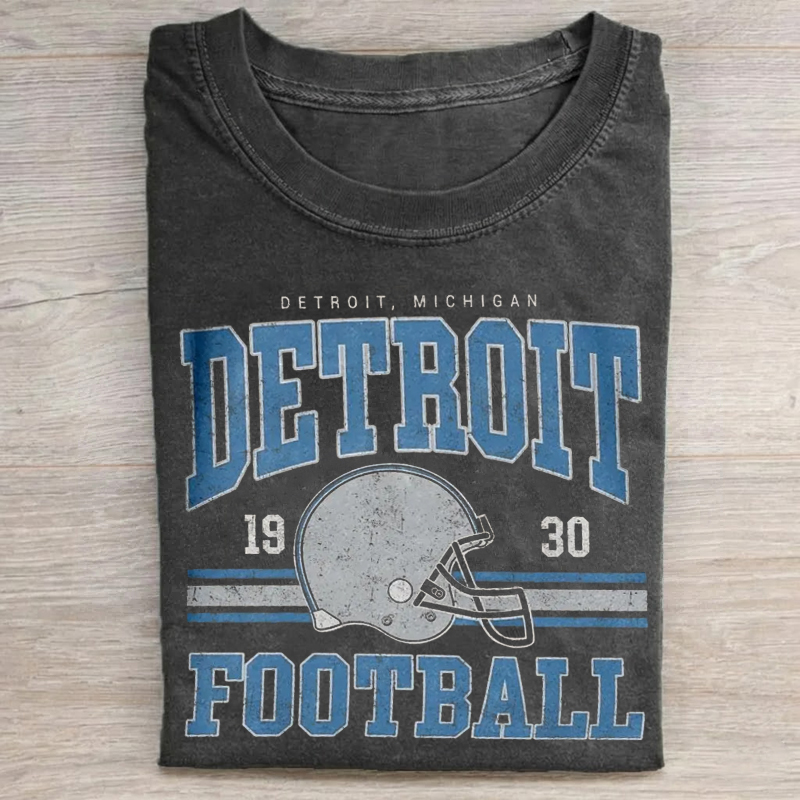 Vintage Detroit Football T-shirt