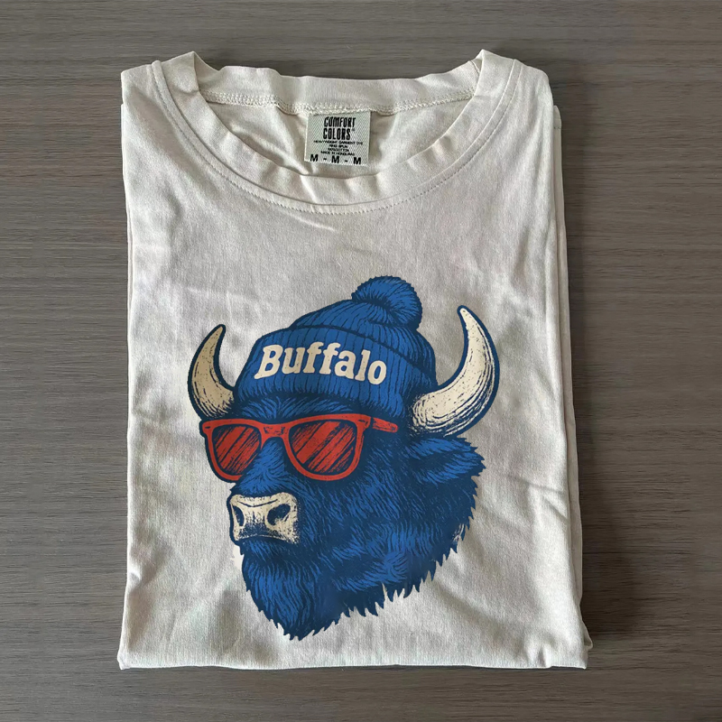 Comfort Colors Buffalo Football T-shirt