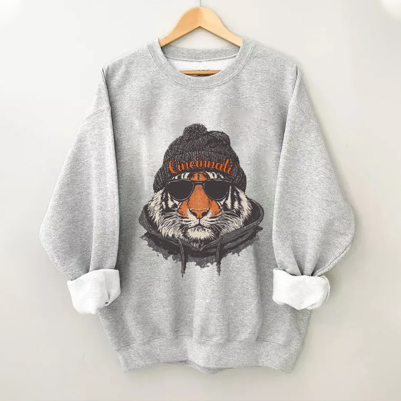 Comfort Colors Cincinnati Football Mascot Sweatshirt