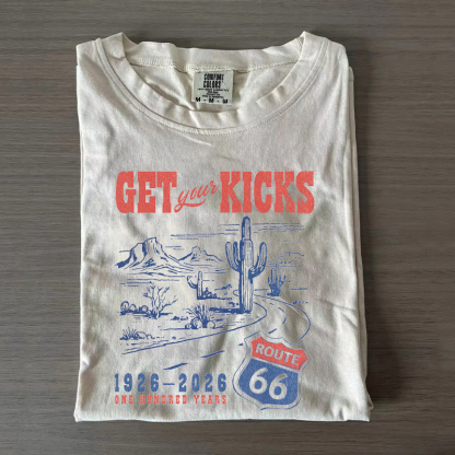 Route 66 Retro Western Road Trip T-Shirt