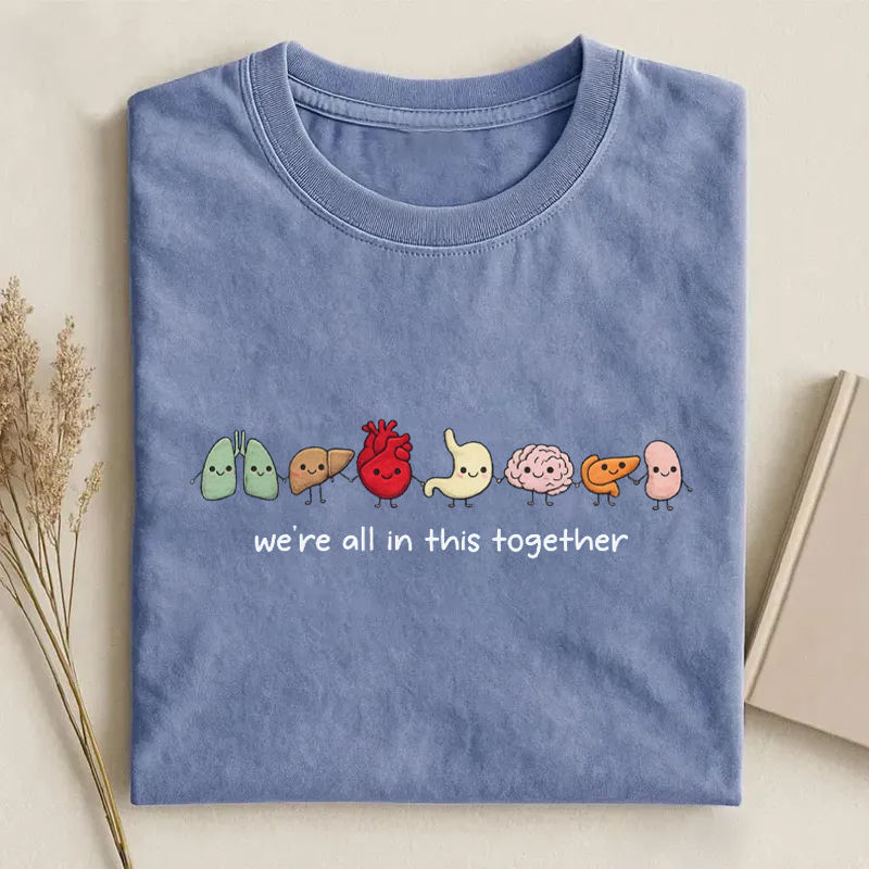 Organ Friends Cute Healthcare Nurse T-Shirt