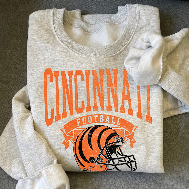 Vintage Cincinnati Football Game Day Sweatshirt