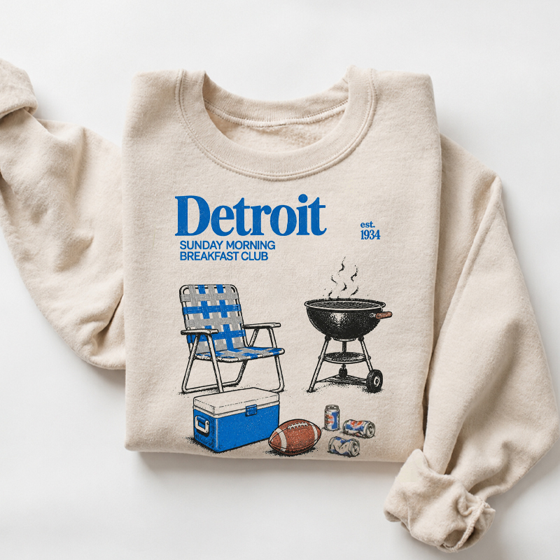 Detroit Football Sweatshirt