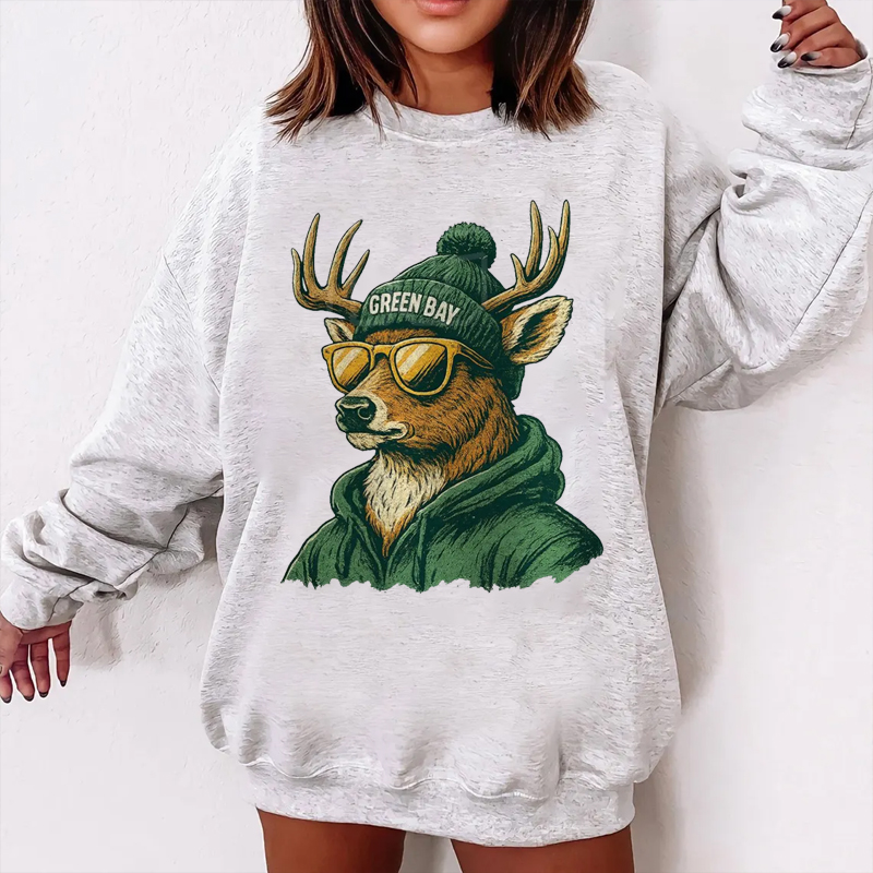 Retro Style Green Bay Football Sweatshirt