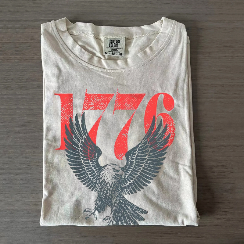 Retro 1776 Bald Eagle 250th Anniversary American T-Shirt