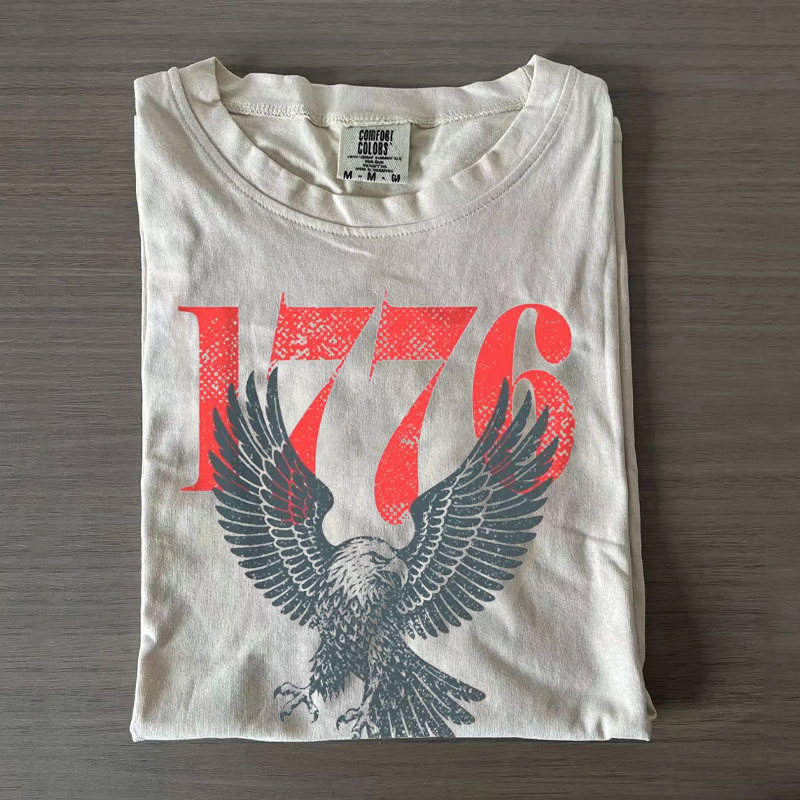 Retro 1776 Bald Eagle 250th Anniversary American T-Shirt
