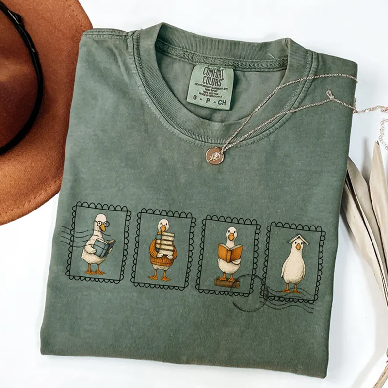 Reading Silly Goose Teacher T-Shirt