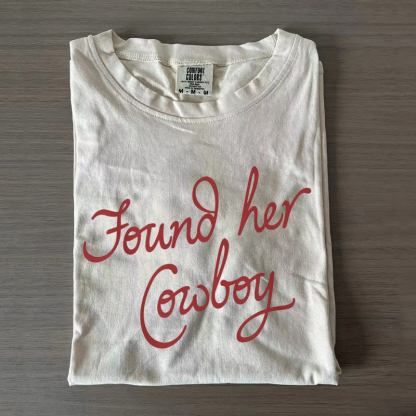 Found Her Cowboy Cowgirl Bride T-Shirt