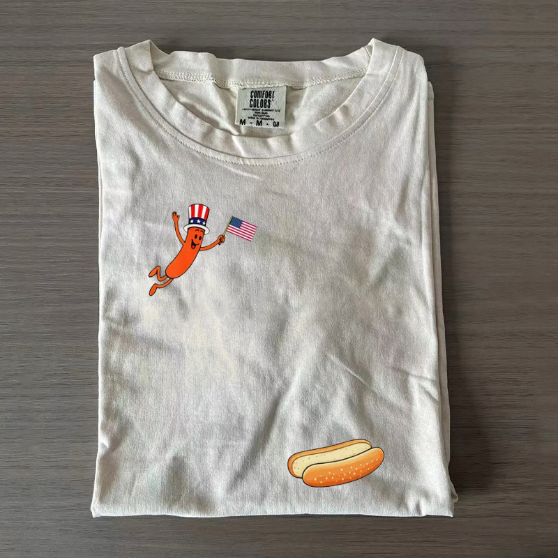 Hotdog Freedom 4th of July T-Shirt
