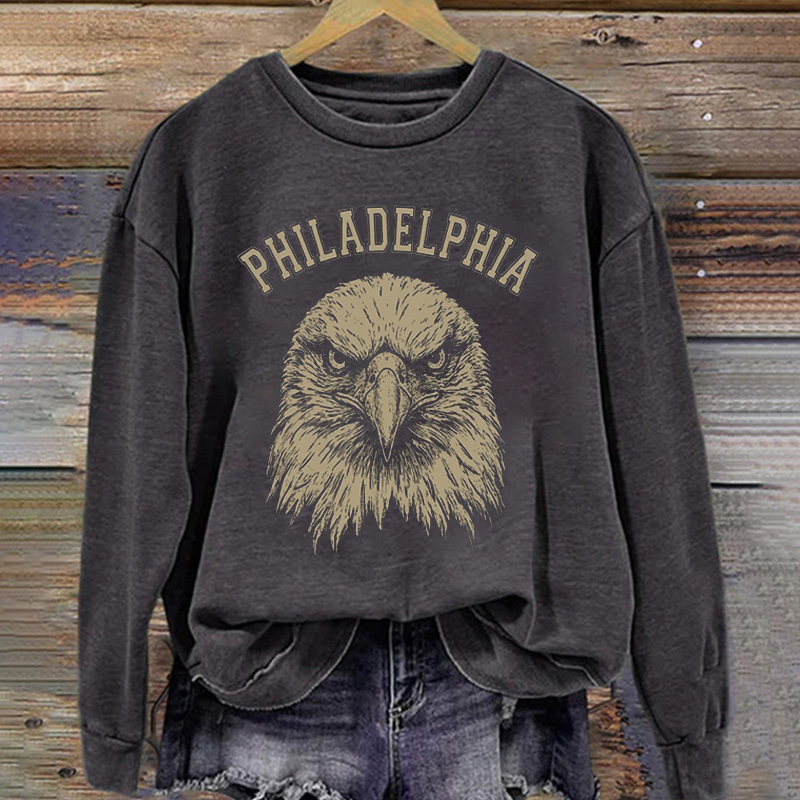Retro Philadelphia Football Sweatshirt