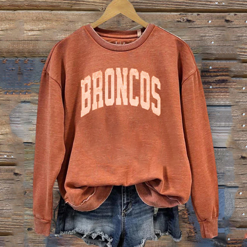 Denver Retro Football Sweatshirt