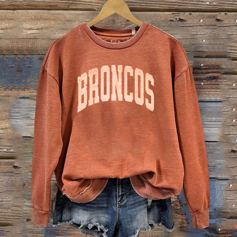 Denver Retro Football Sweatshirt
