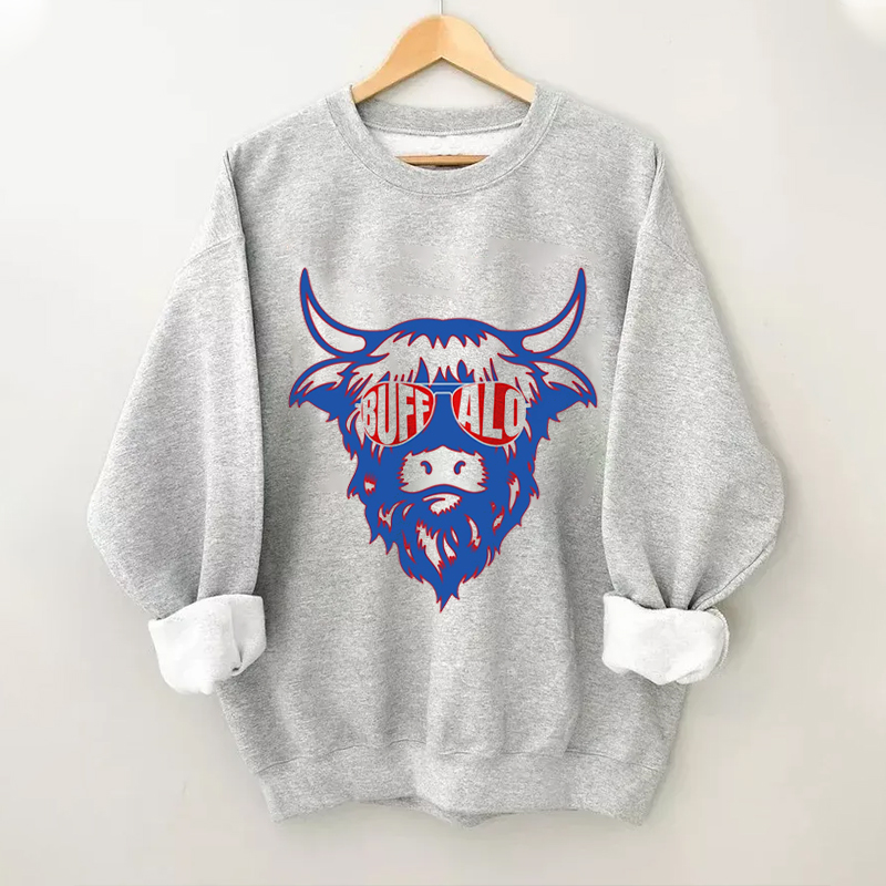 Retro Style Buffalo Football Sweatshirt